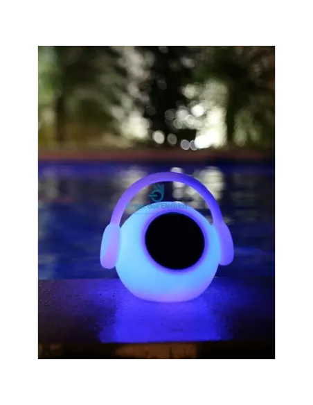Enceinte lumineuse Mantra RGB 10 W IP44 avec télécommande Bluetooth